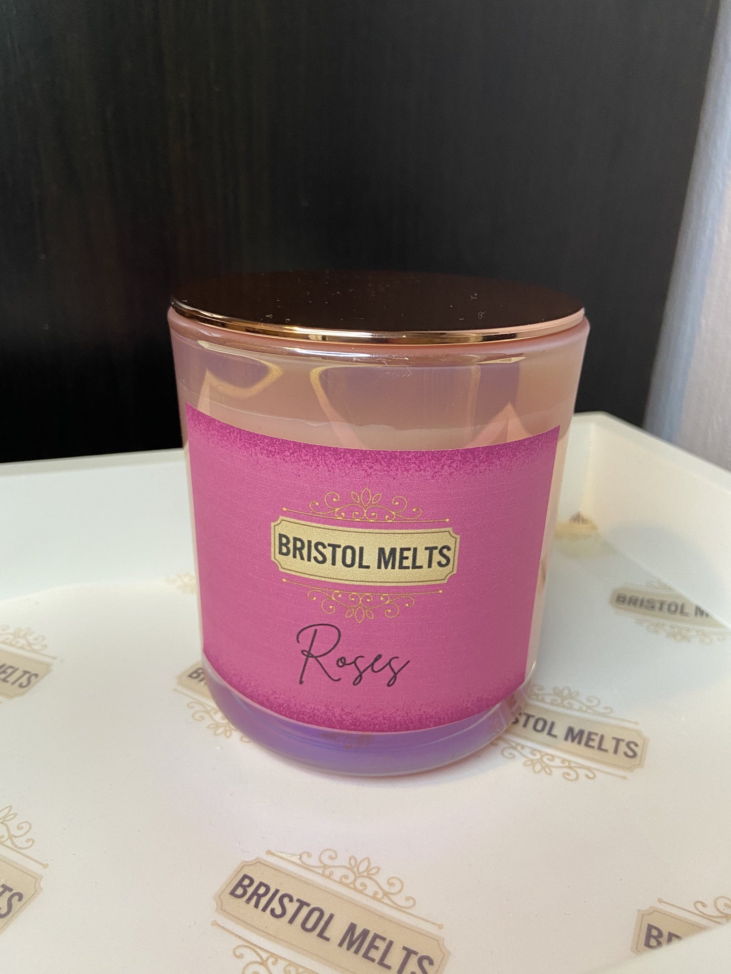 Roses Candle