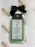 Fondant de cire au citron vert, basilic et mandarine 
