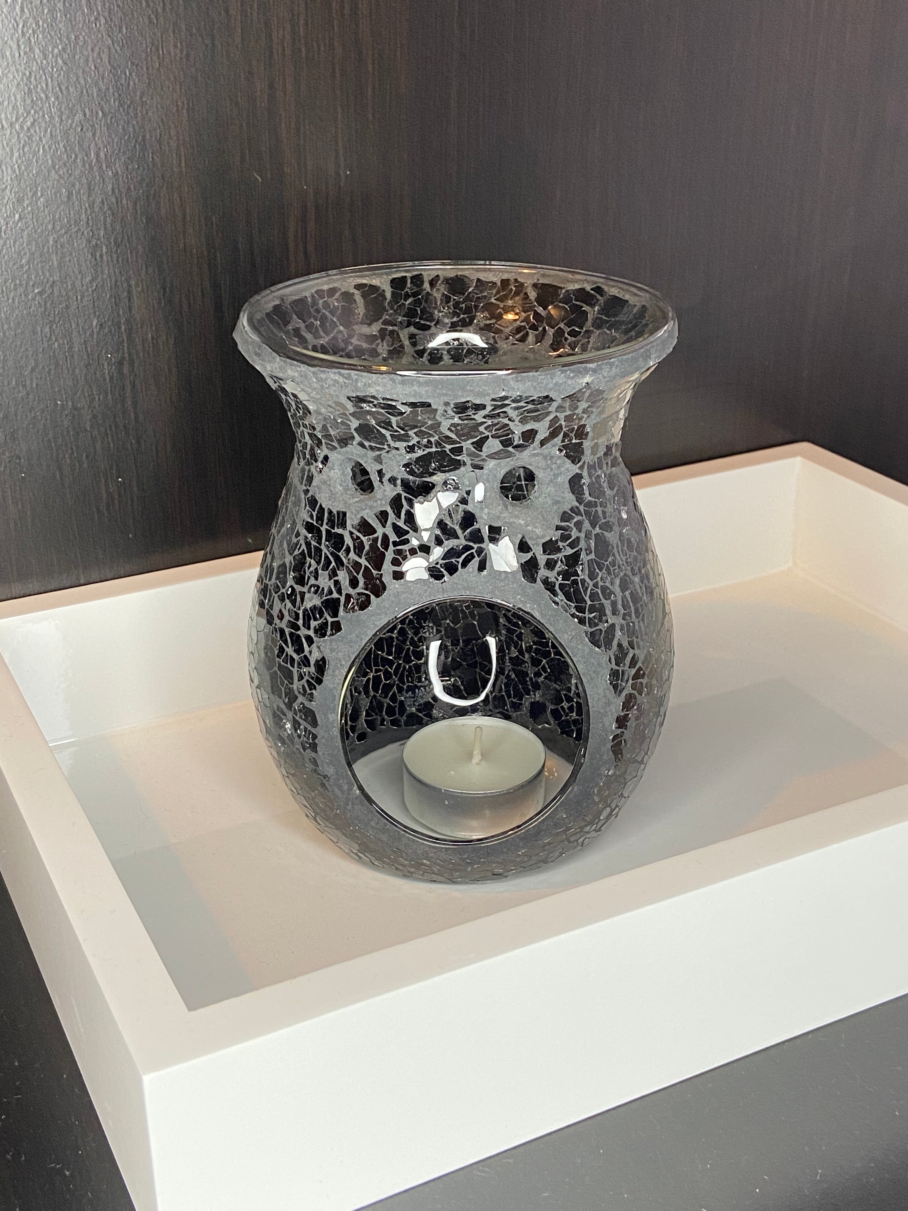 Crackle Glass Wax Burners