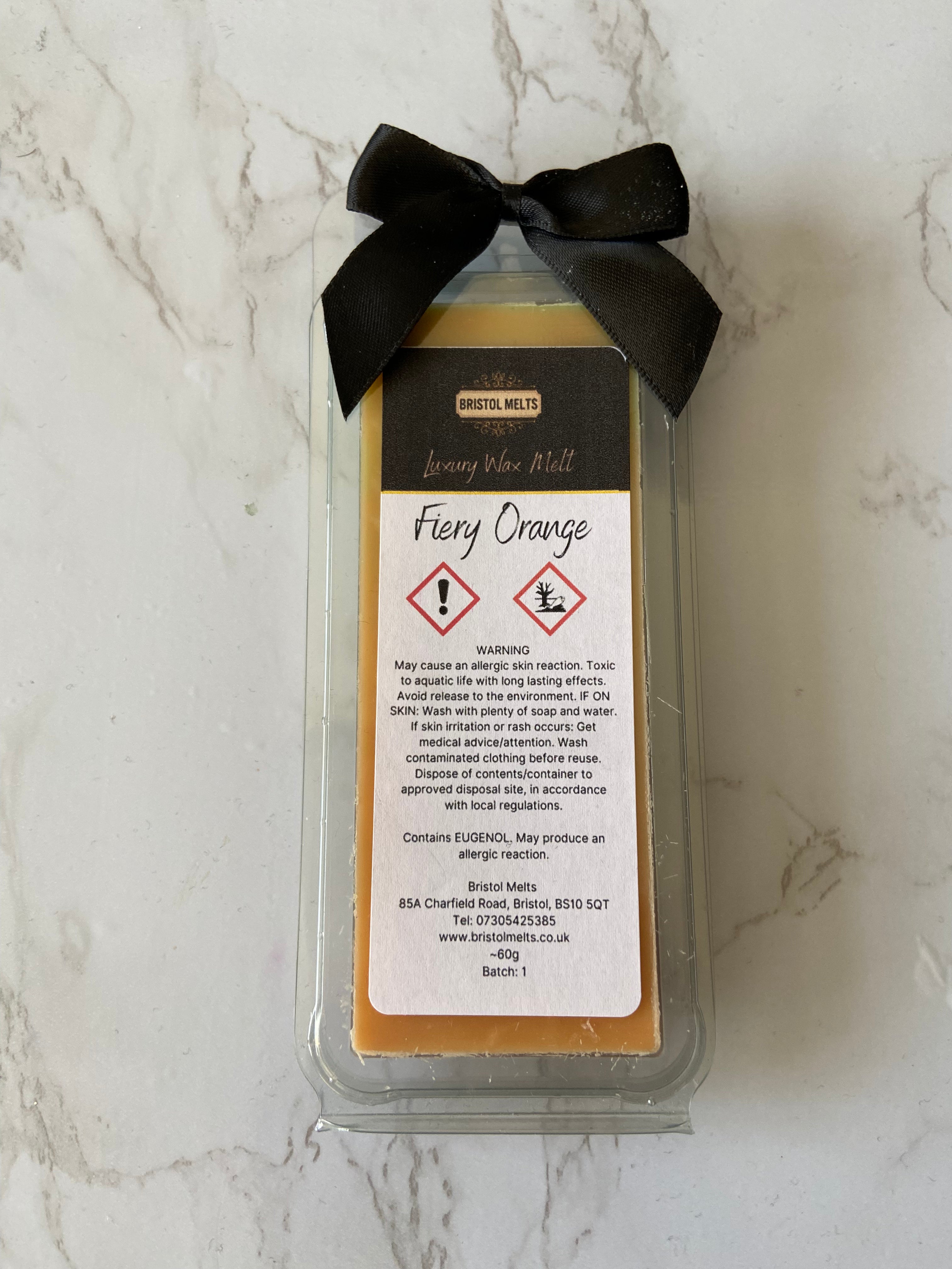 Fiery Orange Wax Melt